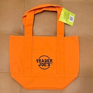 Trader Joe's Orange Tote Bag